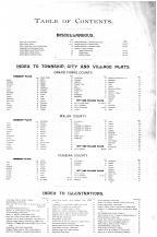 Table of Contents, Walsh County 1893